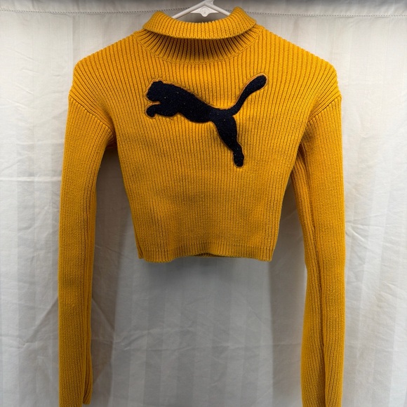Puma Sweaters - Puma Golden Yellow Turtleneck Sweater